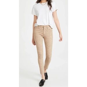 MOTHER The Looker Ankle Fray in Sweet Stripes